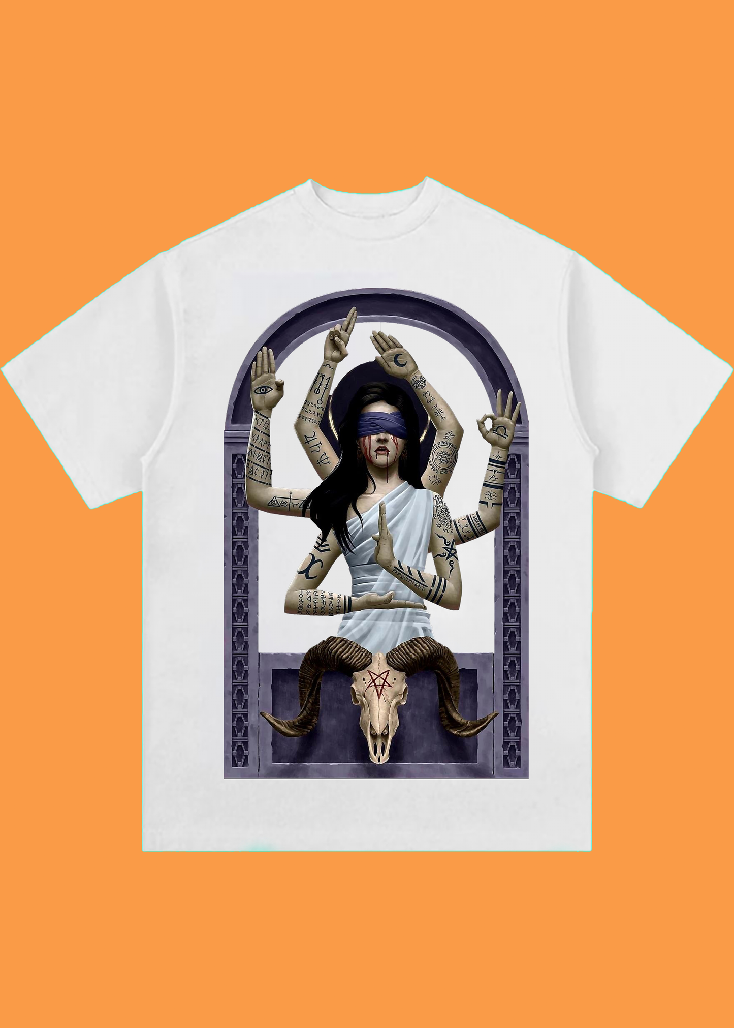 VLAM Dark Art Unisex Oversized Tshirt