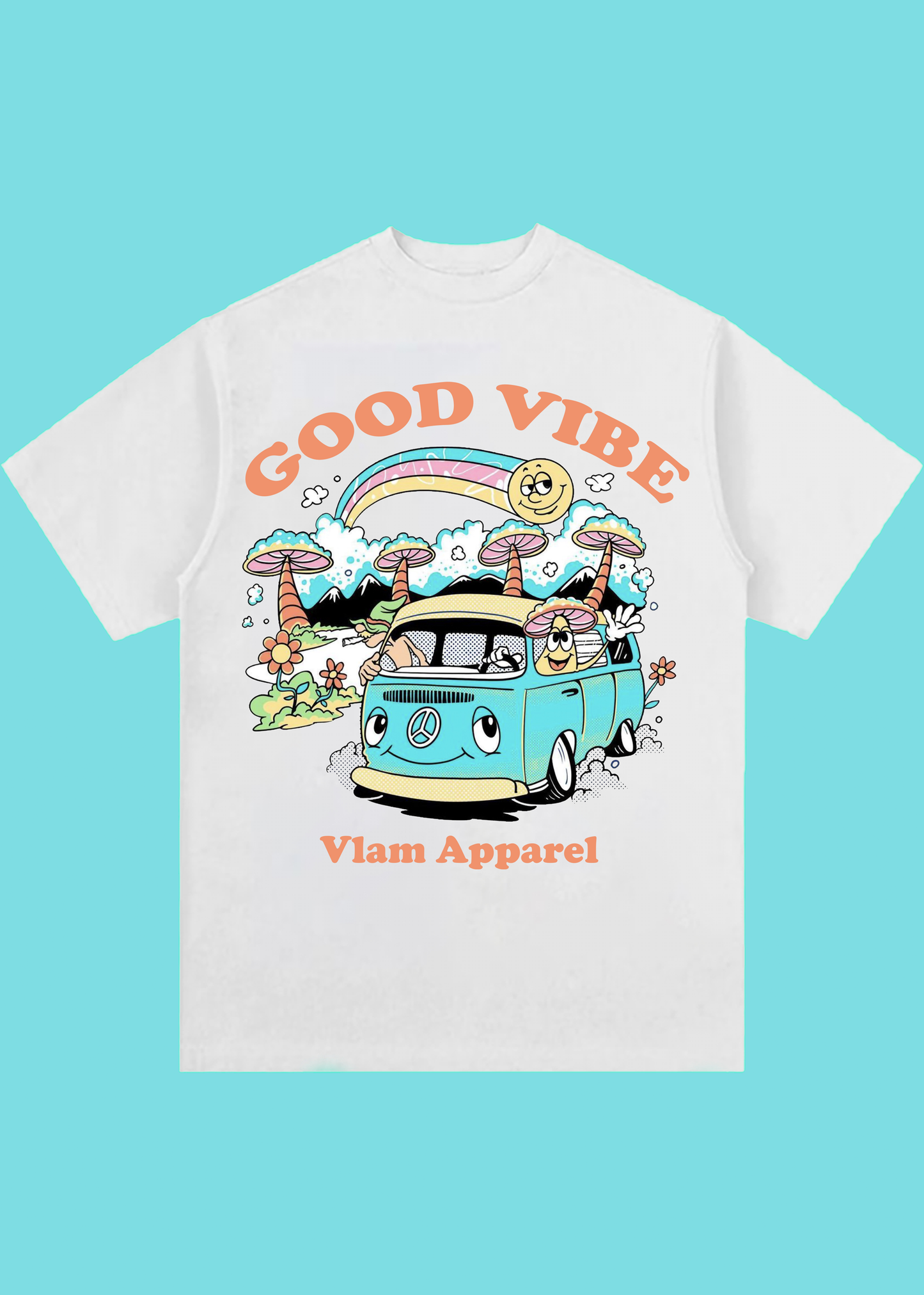 VLAM Good Vibe Unisex Oversized Unisex Tshirt