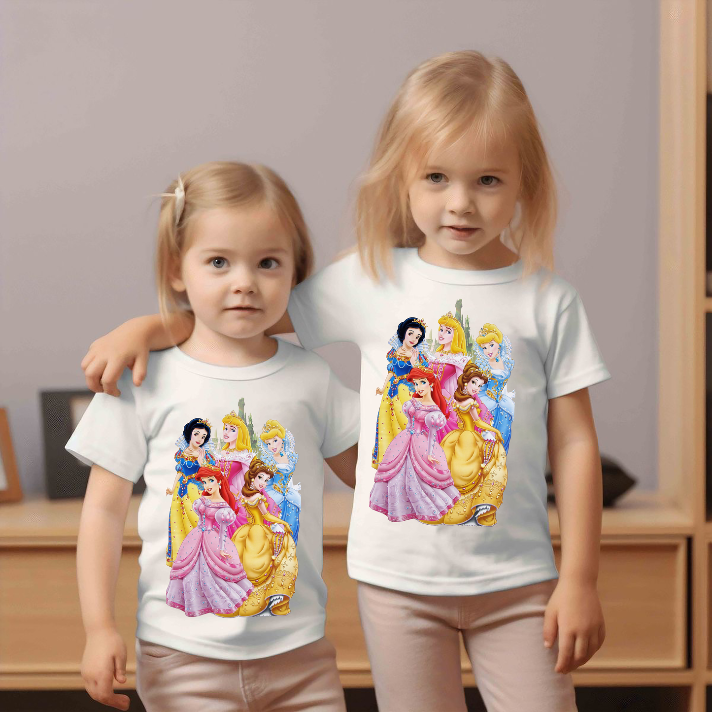 VLAM Princess Print Graphic Kids Tshirt