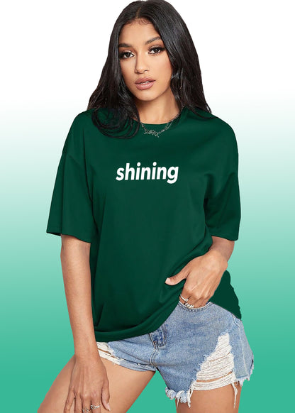 VLAM Minimal Print Women Shining Tshirt