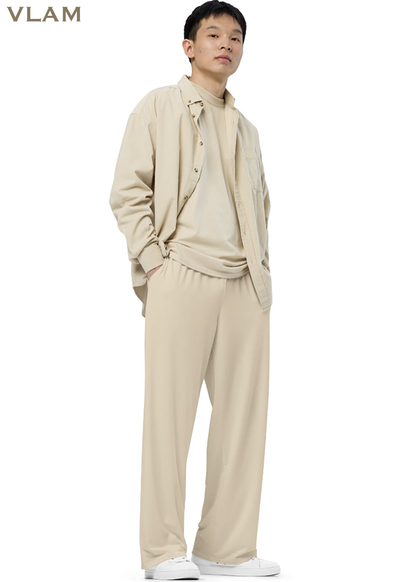 VLAM Solid Beige Unisex Pant