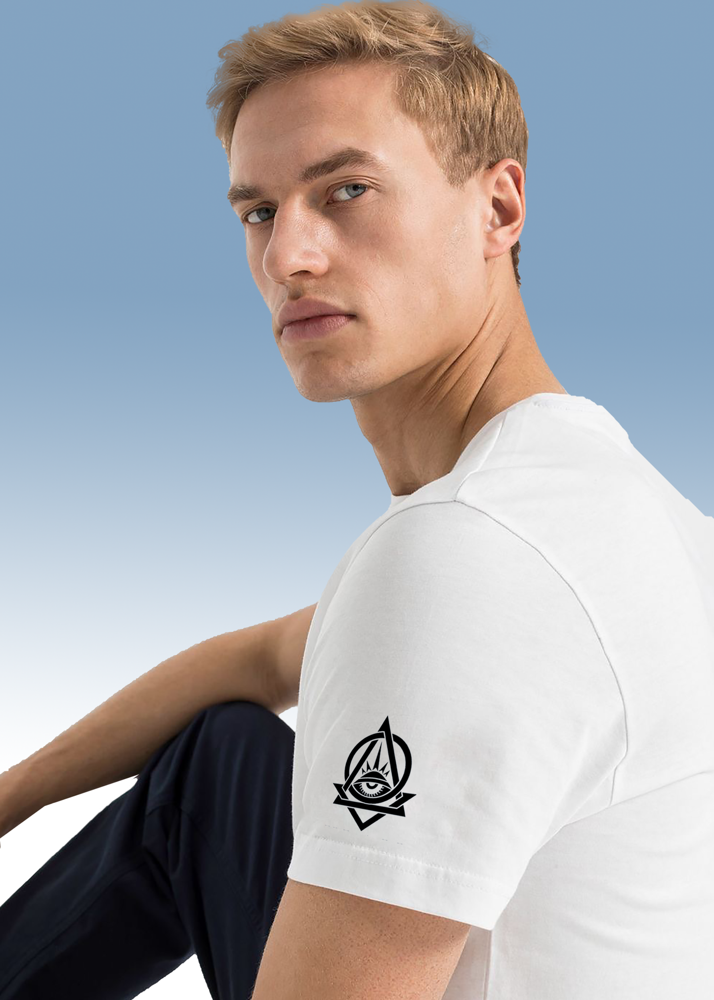 VLAM Angel Print Graphic T-shirt