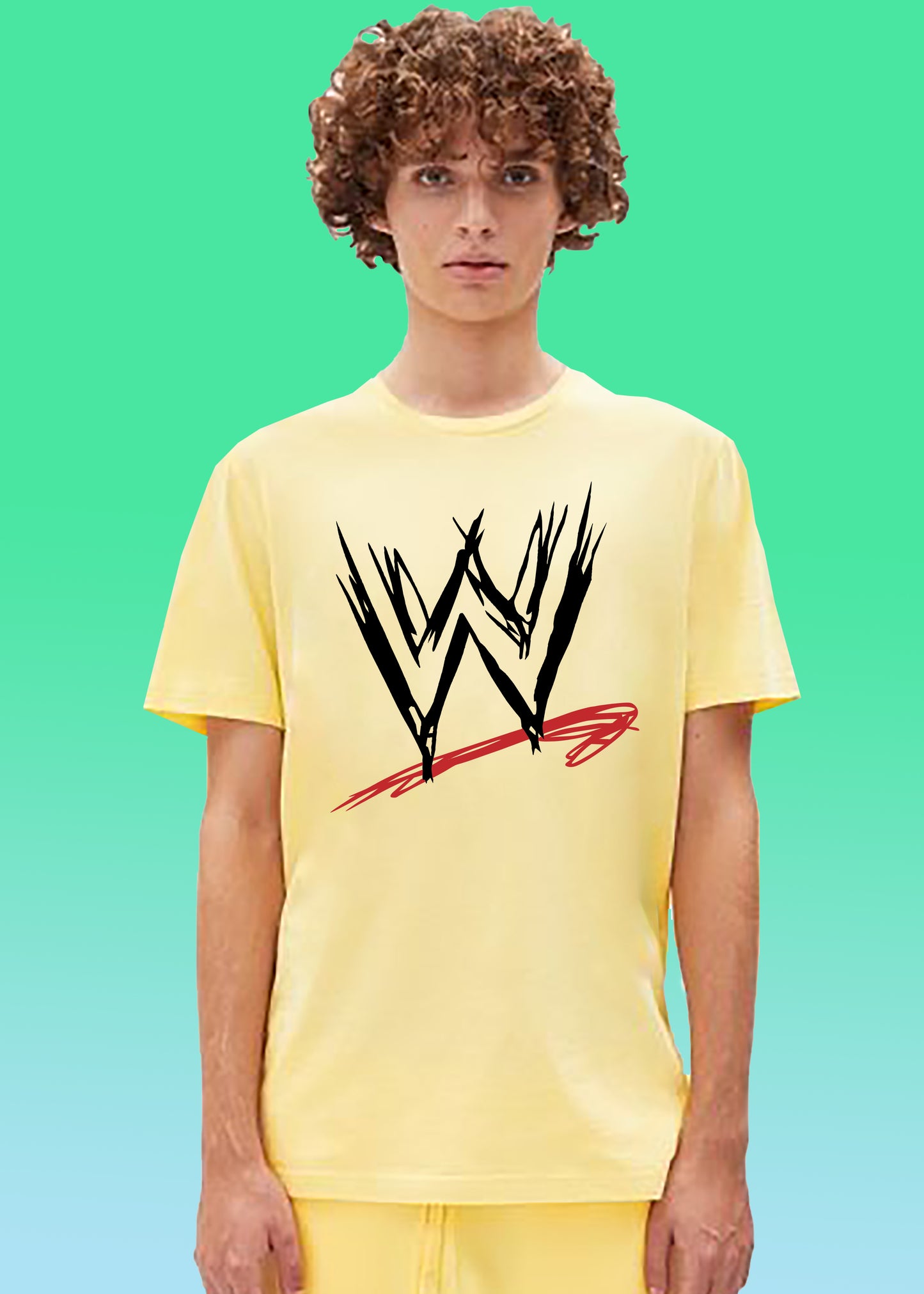 VLAM Mens WWE Boxing T-shirt