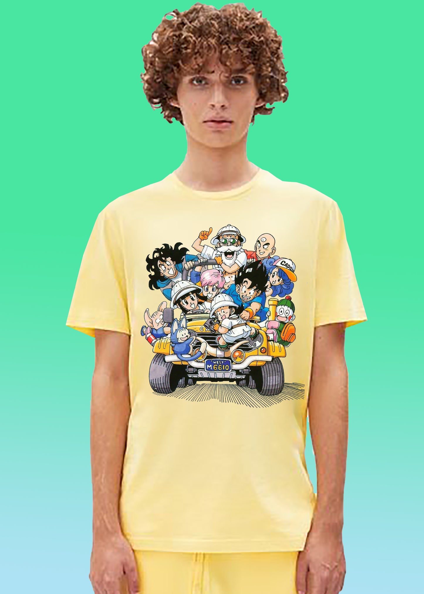 VLAM Cartoon Characters Print Anime T-shirt