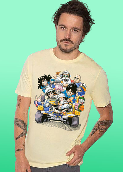 VLAM Cartoon Characters Print Anime T-shirt