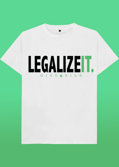 VLAM Legalize It Regular Fit Unisex Tshirt