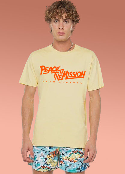 VLAM Peace is the Mission Slogan T-shirt