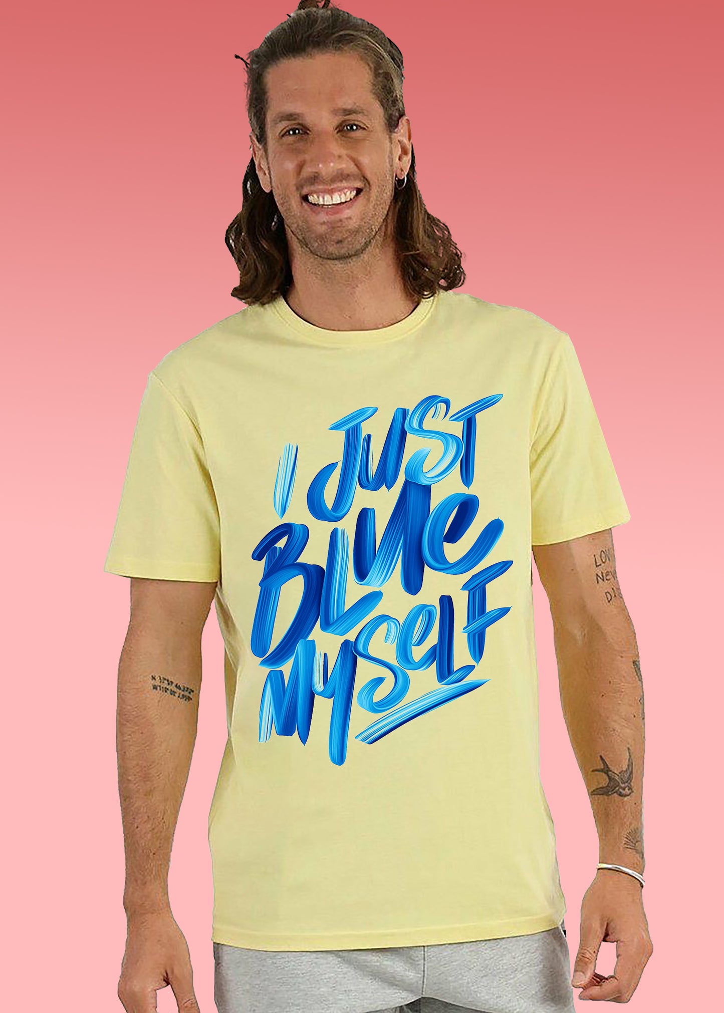 VLAM Just Blue Myself Graphic T-shirt