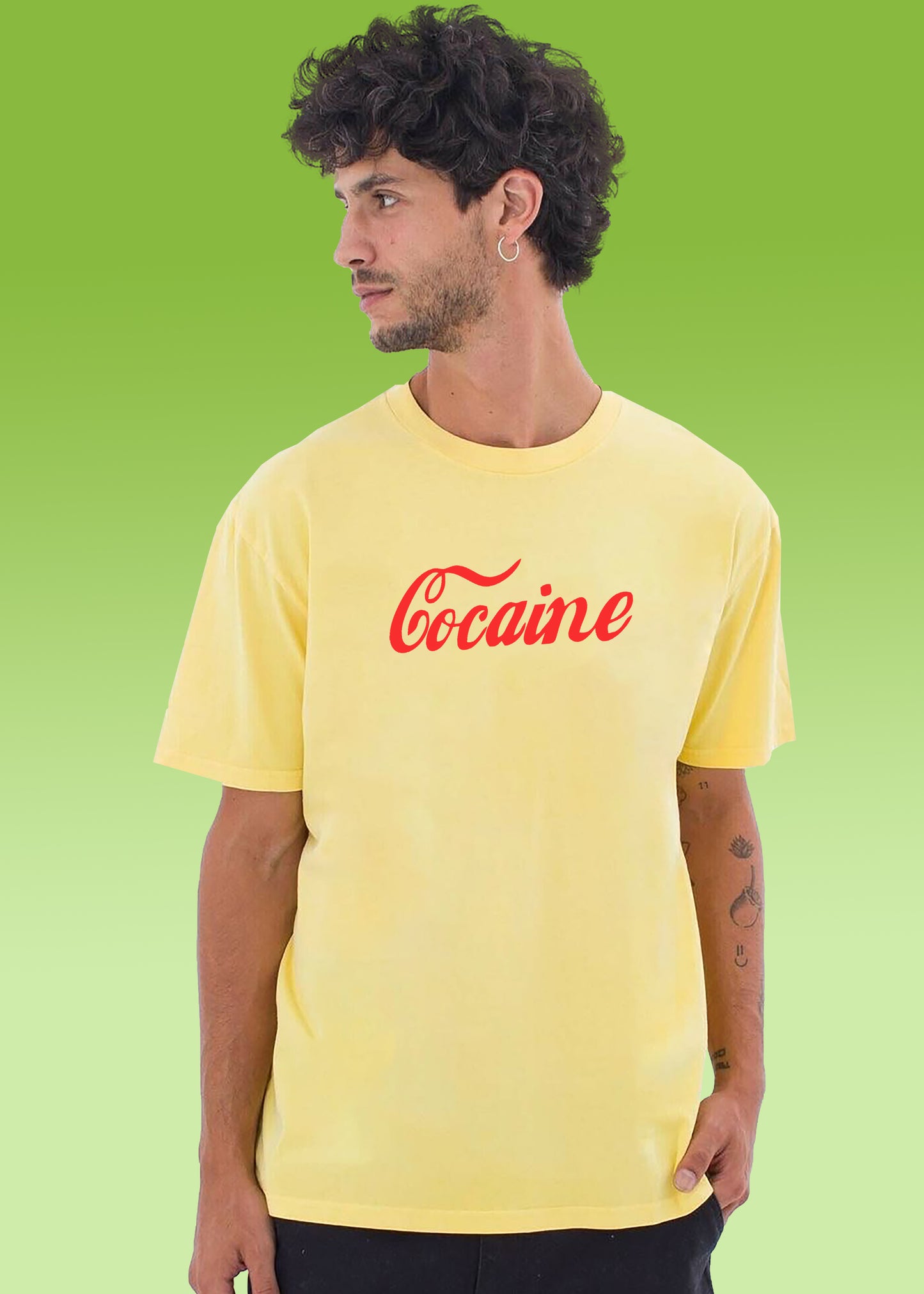 VLAM Cocaine Print Mens T-shirt