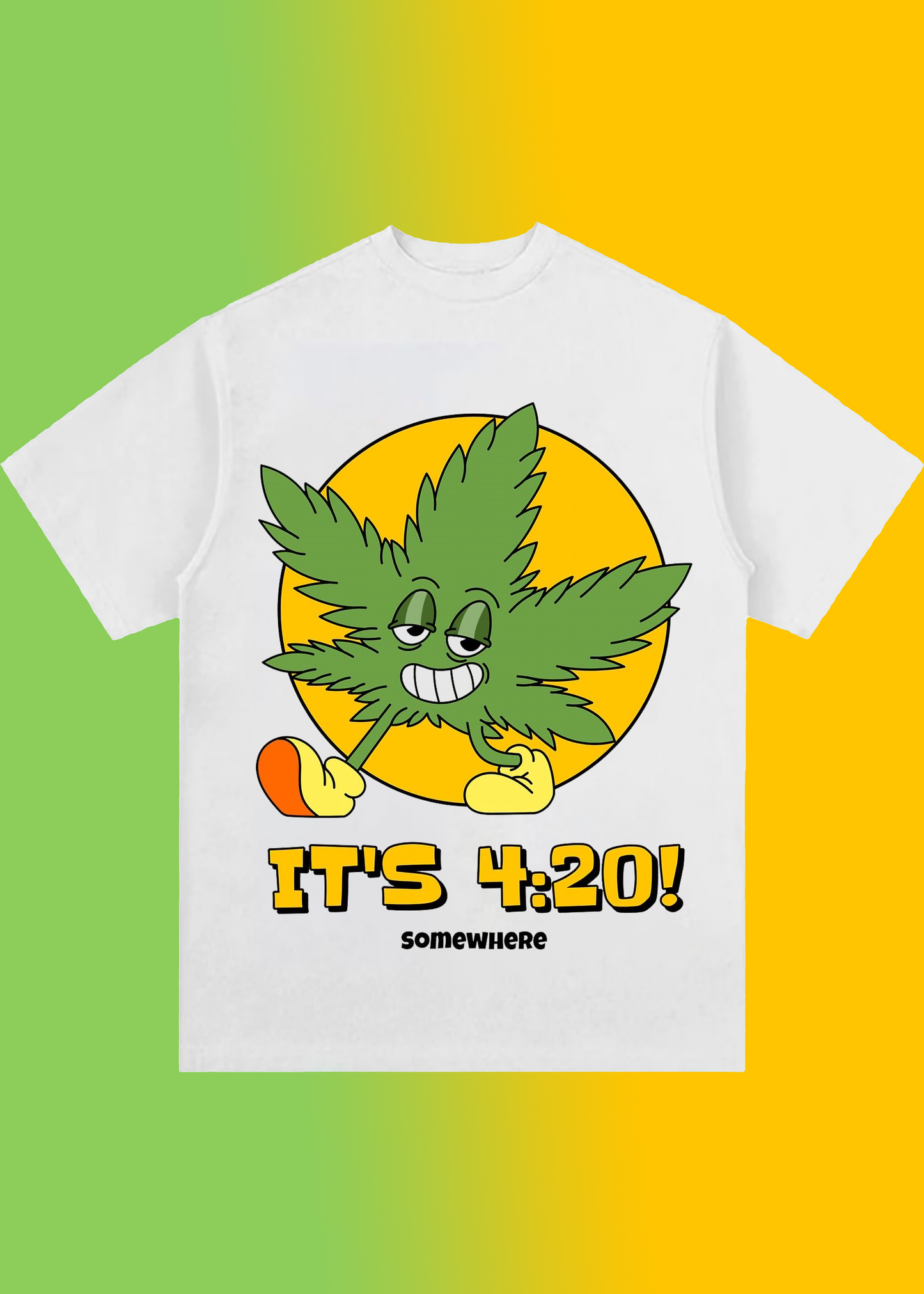 VLAM Its 420 Back Print Unisex Oversized Tshirt