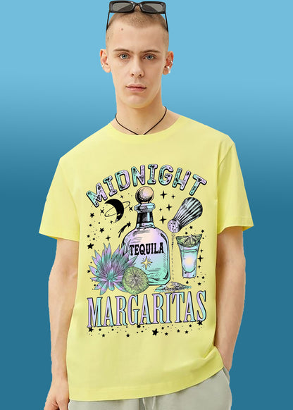 VLAM Mens Midnight Margaritas Graphic T-shirt