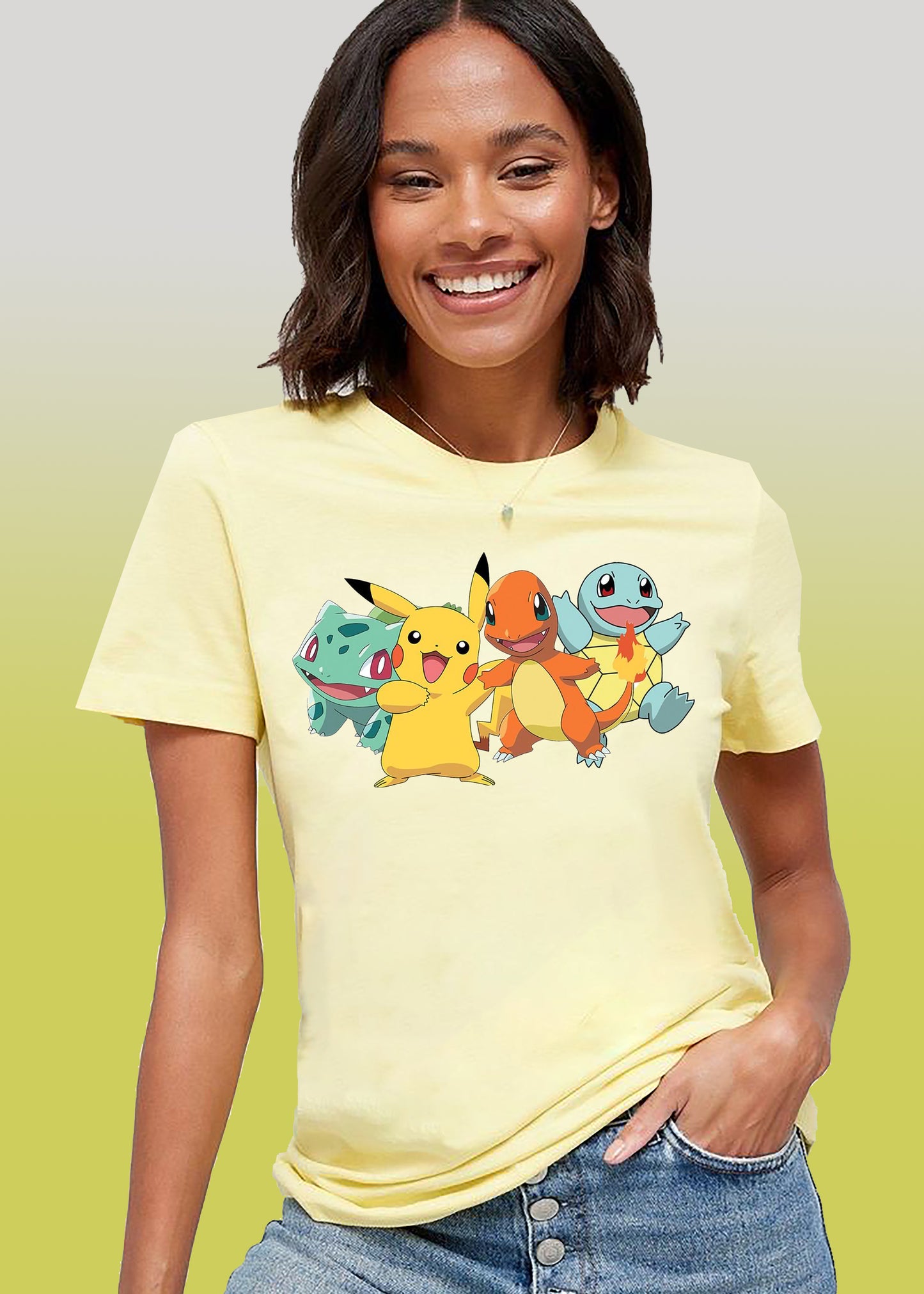 VLAM Womens Pokemon Tshirt