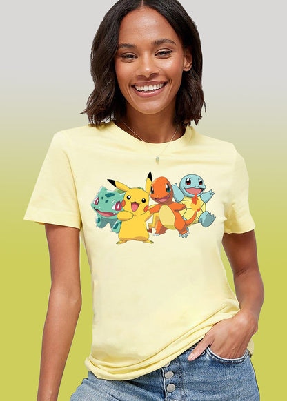 VLAM Womens Pokemon Tshirt
