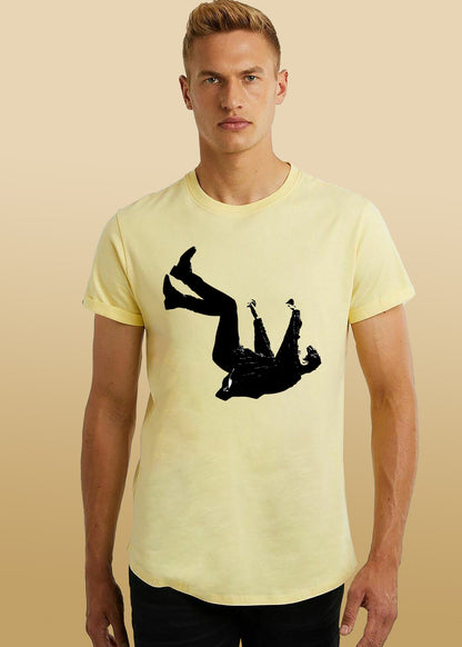 VLAM Falling Man GraphIc Printed Tshirt