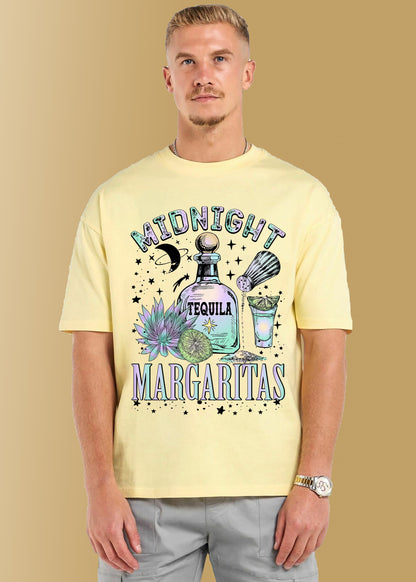 VLAM Mens Midnight Margaritas Graphic T-shirt