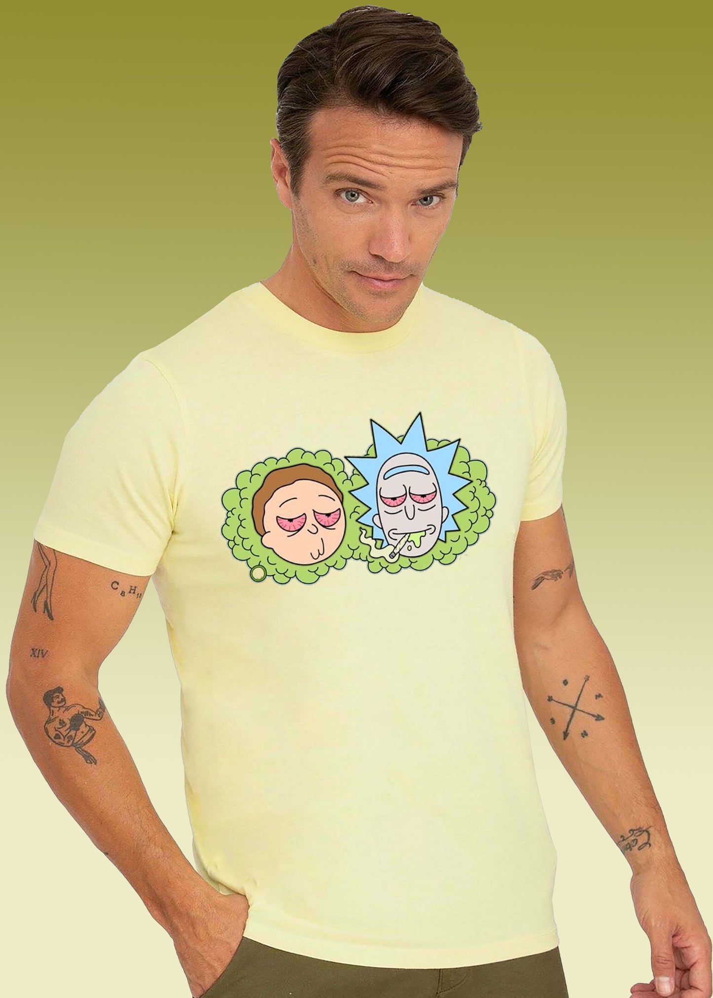 VLAM Rick and Morty Cartoon T-shirt