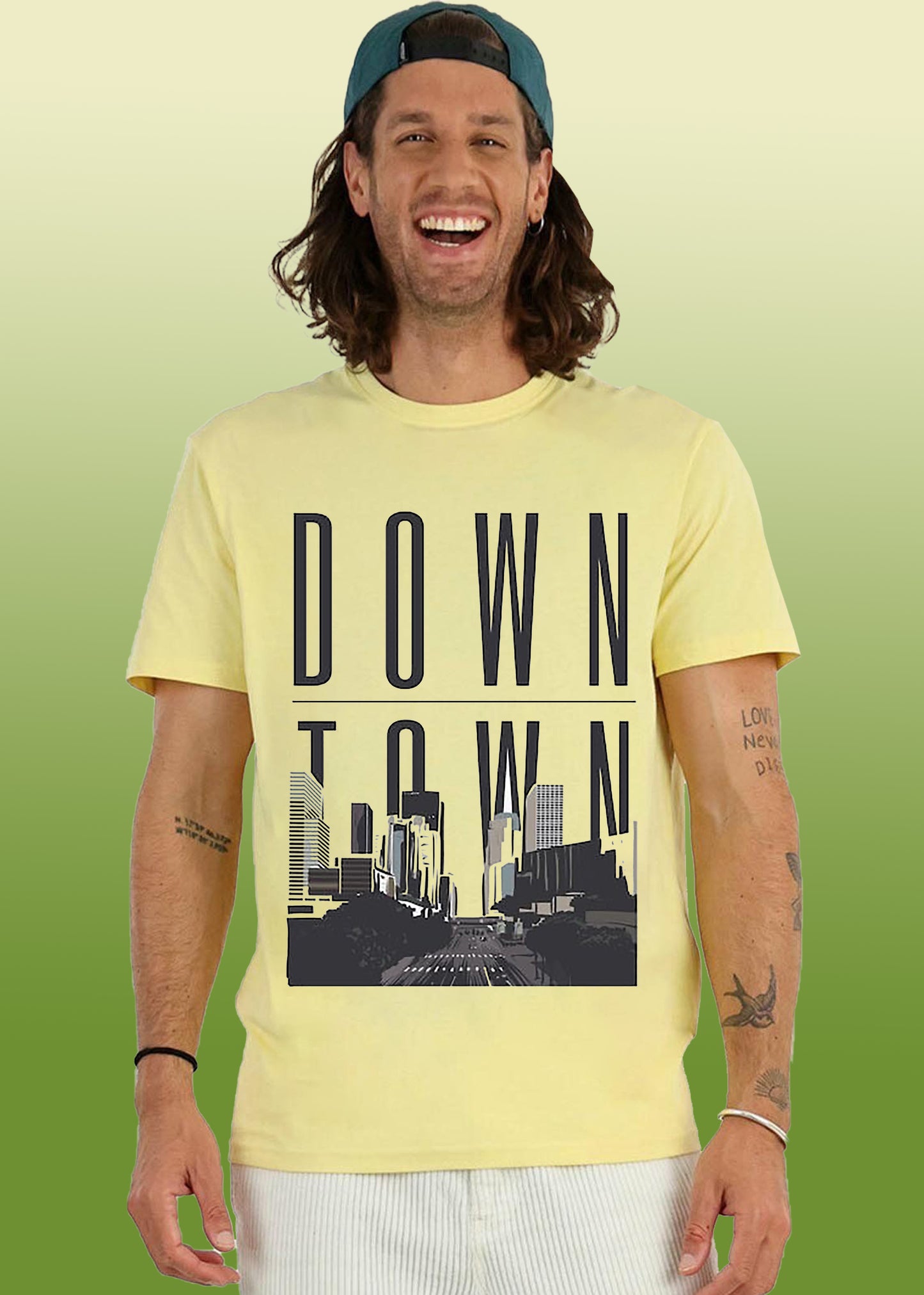 VLAM Down Town Mens Graphic T-shirt