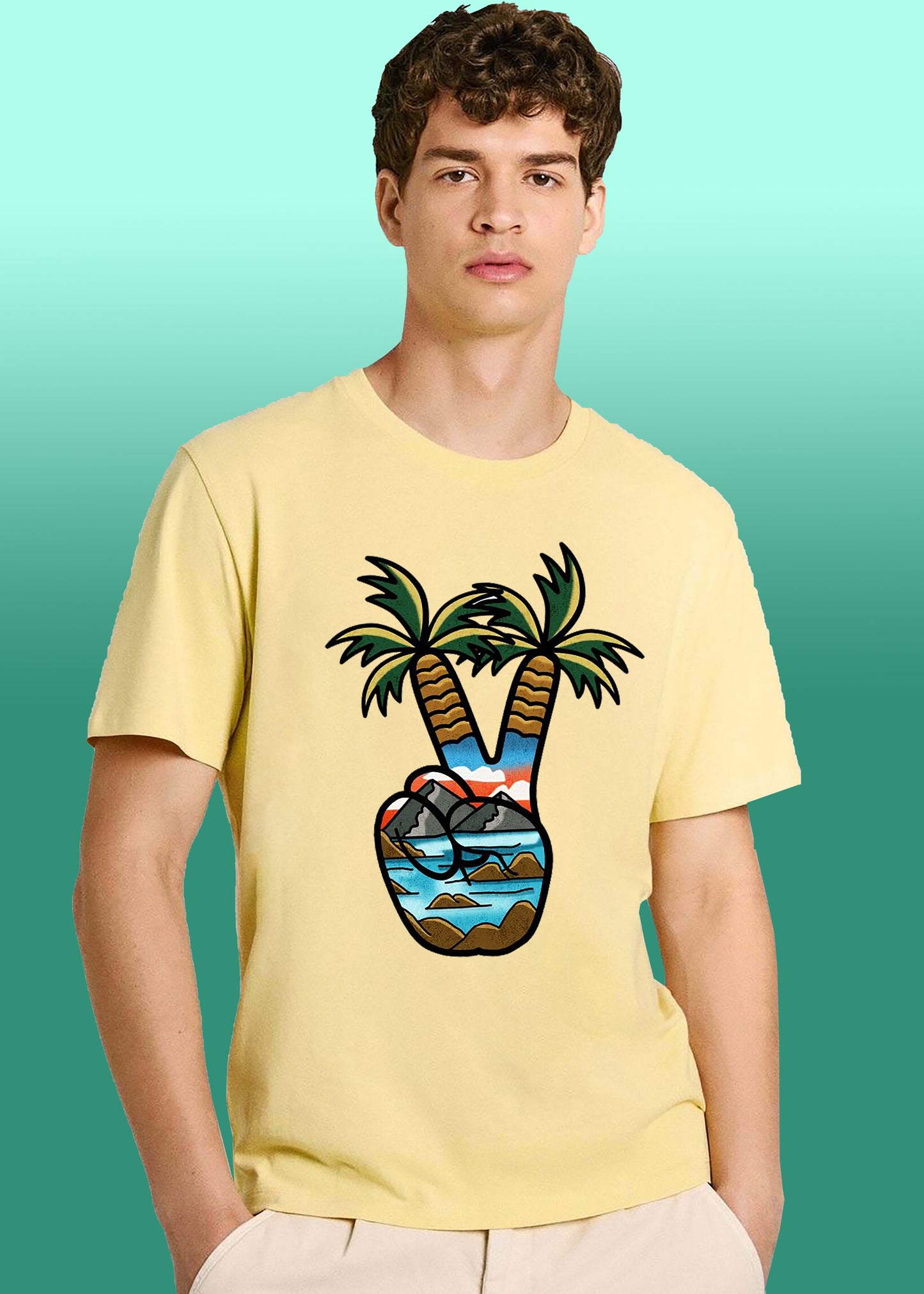 VLAM Tropical Peace Graphic Tshirt