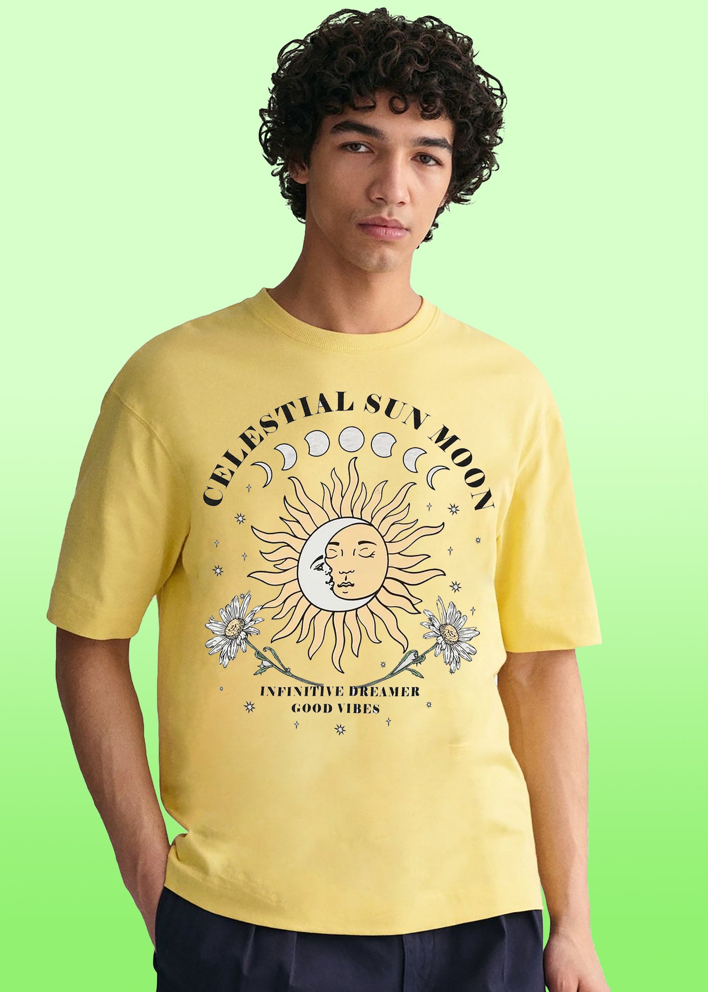 VLAM Mens Graphic Vintage Design Tshirt