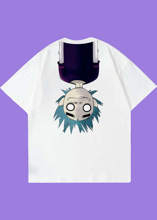 VLAM Anime Unisex Oversized Back Print Tshirt