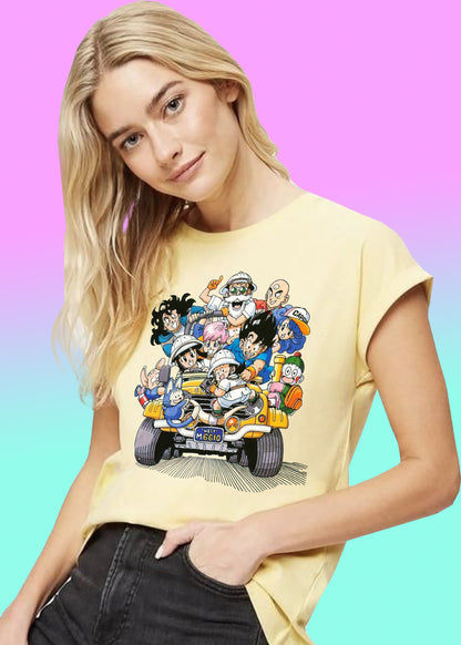 VLAM Graphic Cartoon Characters T-shirt For Women