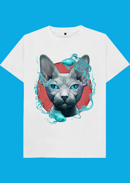 VLAM Trippy Cat Regular Fit Unisex Tshirt