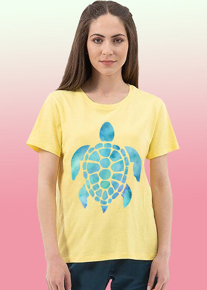 VLAM Blue Turtle Womens Tshirt