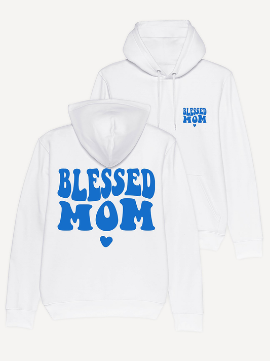 Blessed Graphic Printed Black Hoodie
