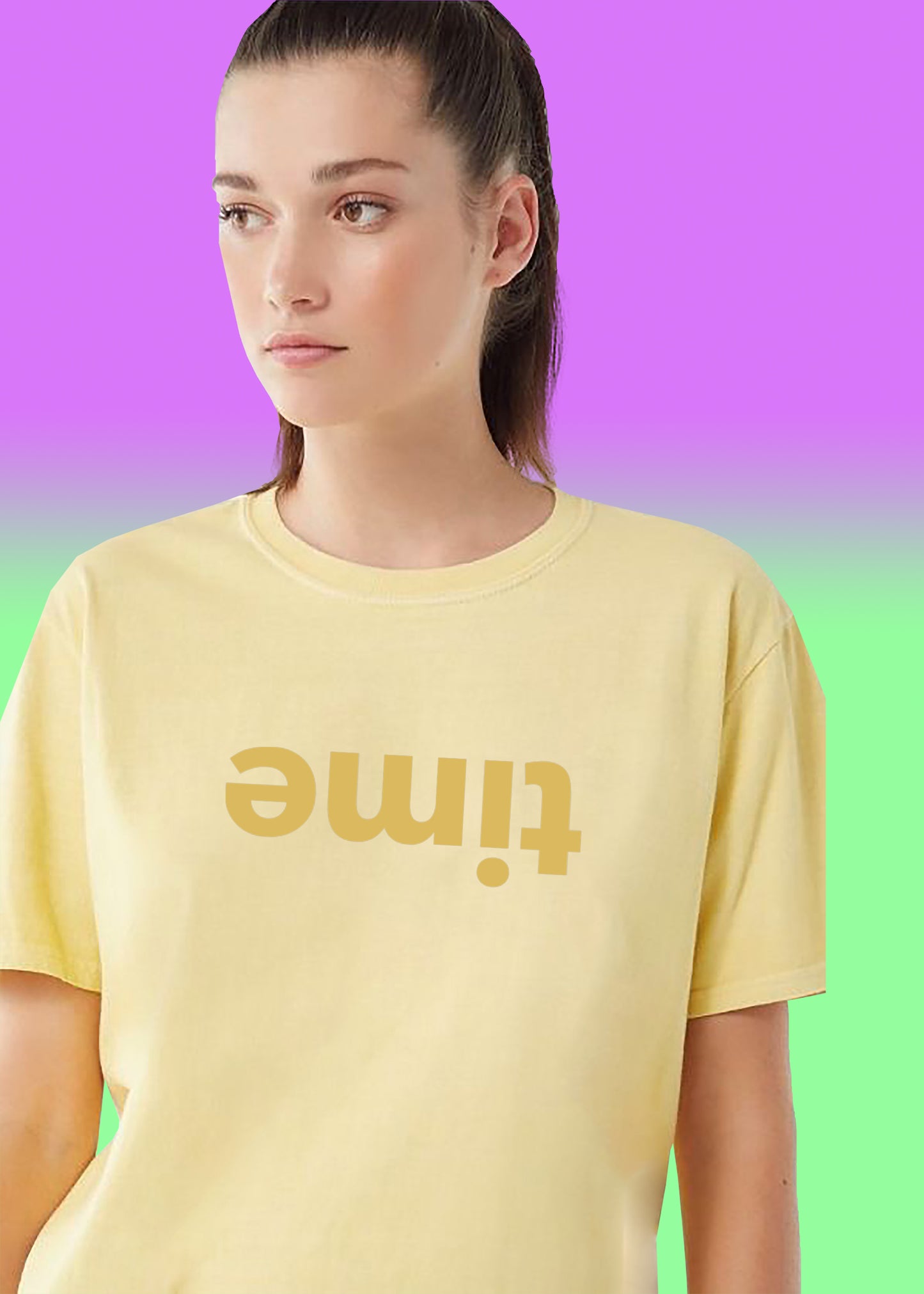 VLAM Minimal Time Print Women Tshirt