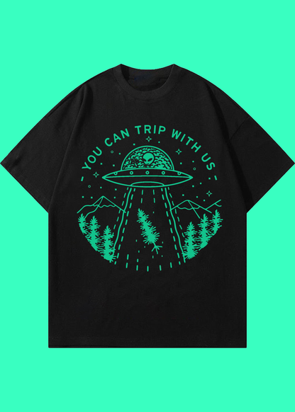 VLAM You Can Trip With Us Unisex Oversized Tshirt