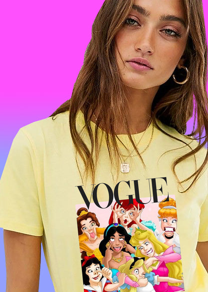 VLAM Princess Print Women Tshirt