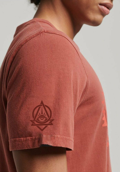 VLAM Regular Fit Brown Solid Tshirt