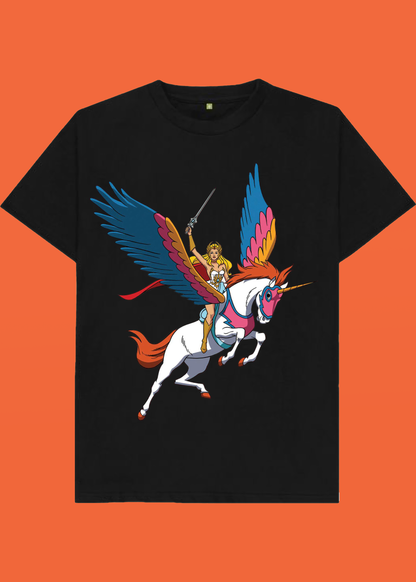 VLAM Flying Queen Unisex Regular Fit Tshirt