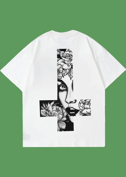 VLAM Evil Art Back Print Unisex Oversized Tshirt