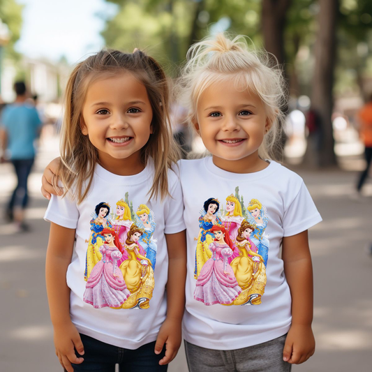 VLAM Princess Print Graphic Kids Tshirt