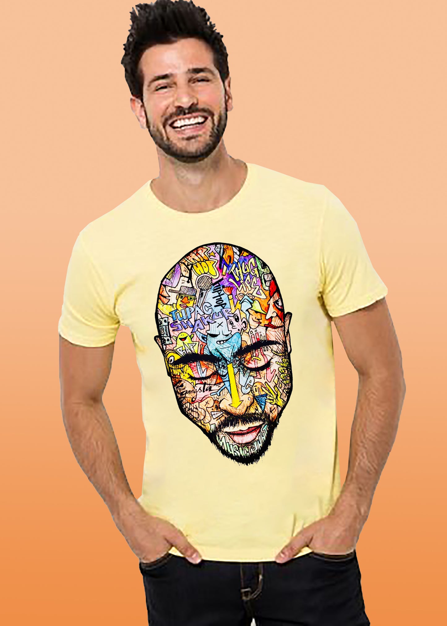 VLAM Hiphop Rapper Tupac T-shirt