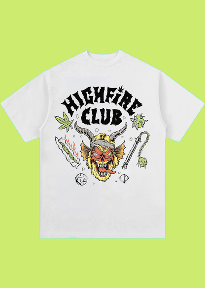VLAM High Fire Club Graphic Unisex Oversized Tshirt