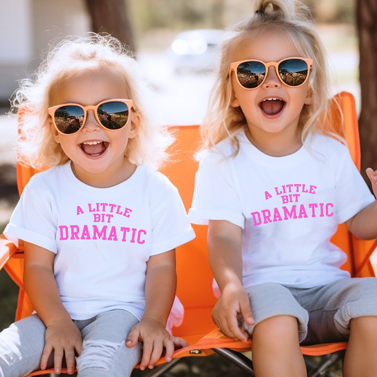 VLAM Dramatic Happy Kids Tshirt  (Pack of 2)