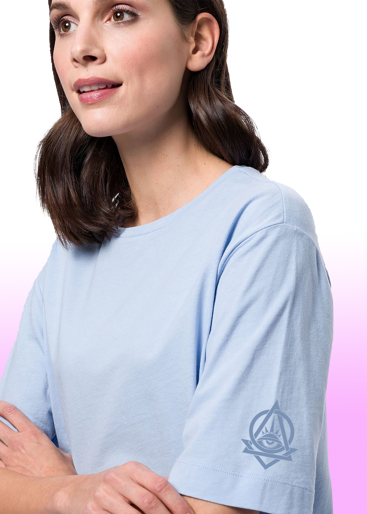 VLAM Typographic Font Women Tshirt