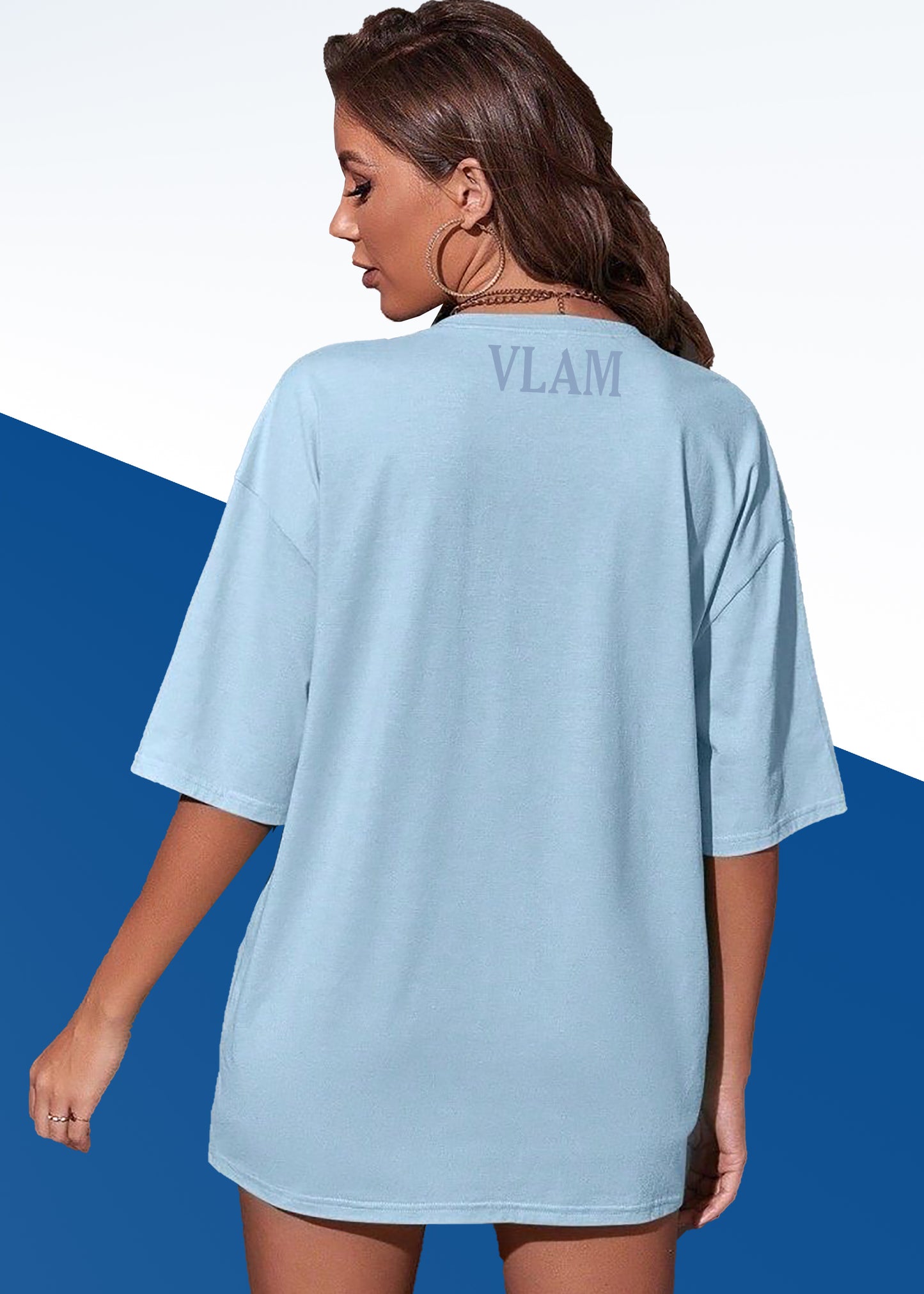 VLAM Hustle Print Trendy Women Tshirt