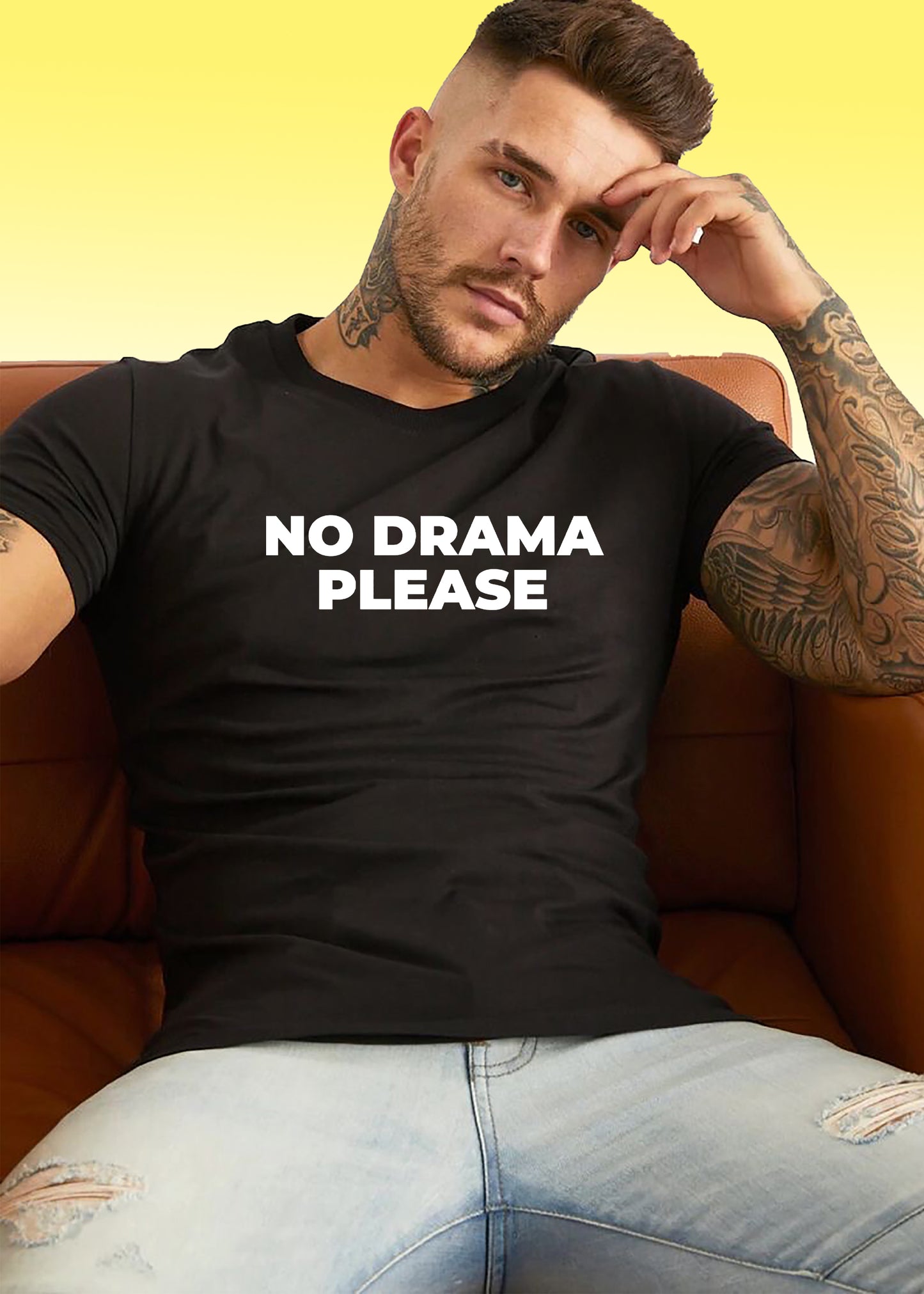 VLAM No Drama Mens Tshirt