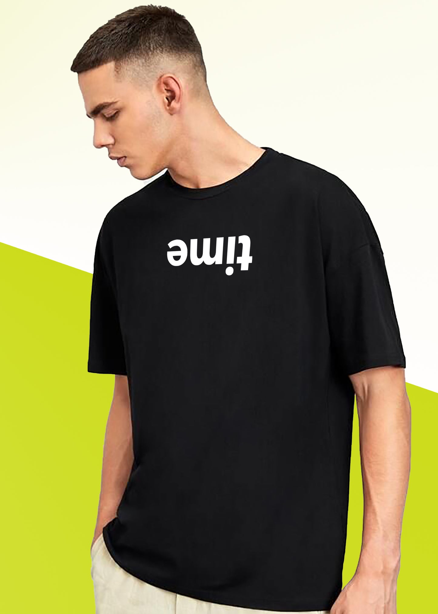 VLAM Minimal Time Print Mens Tshirt