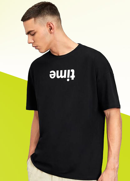 VLAM Minimal Time Print Mens Tshirt