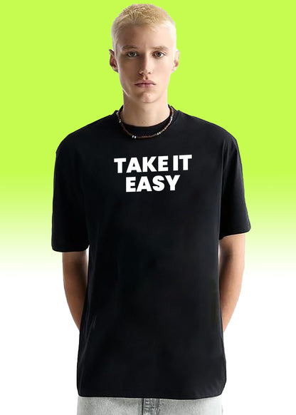 VLAM Take It Easy Mens Trendy Tshirt