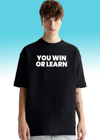 VLAM You Win Or Learn Mens Tshirt