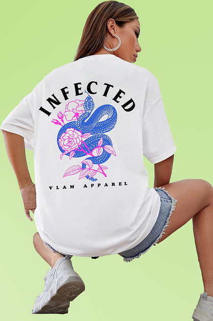 VLAM Infected Back Printed Womens T-shirt