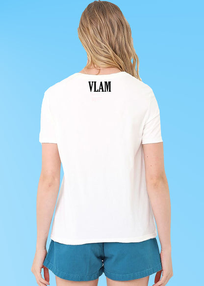 VLAM Womens Enjoy The Beauty Quote Tshirt