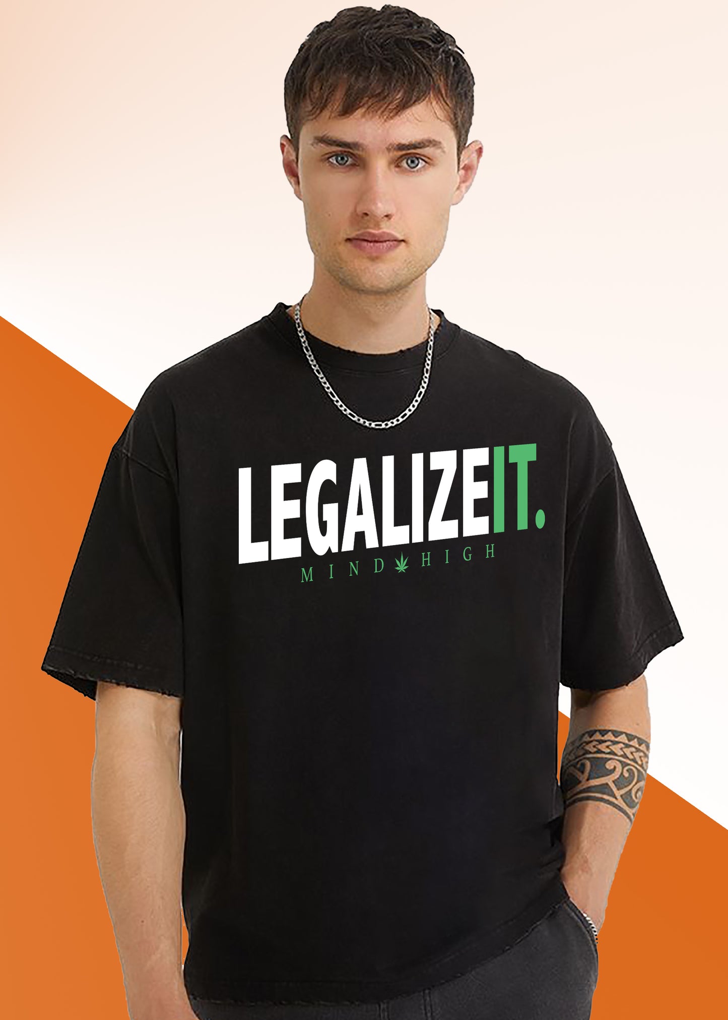 VLAM Legalize It Regular Fit Unisex Tshirt