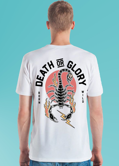 VLAM Death and Glory Back Printed Tshirt