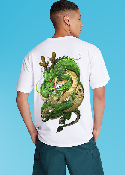 VLAM Green Dragon Back Printed Tshirt